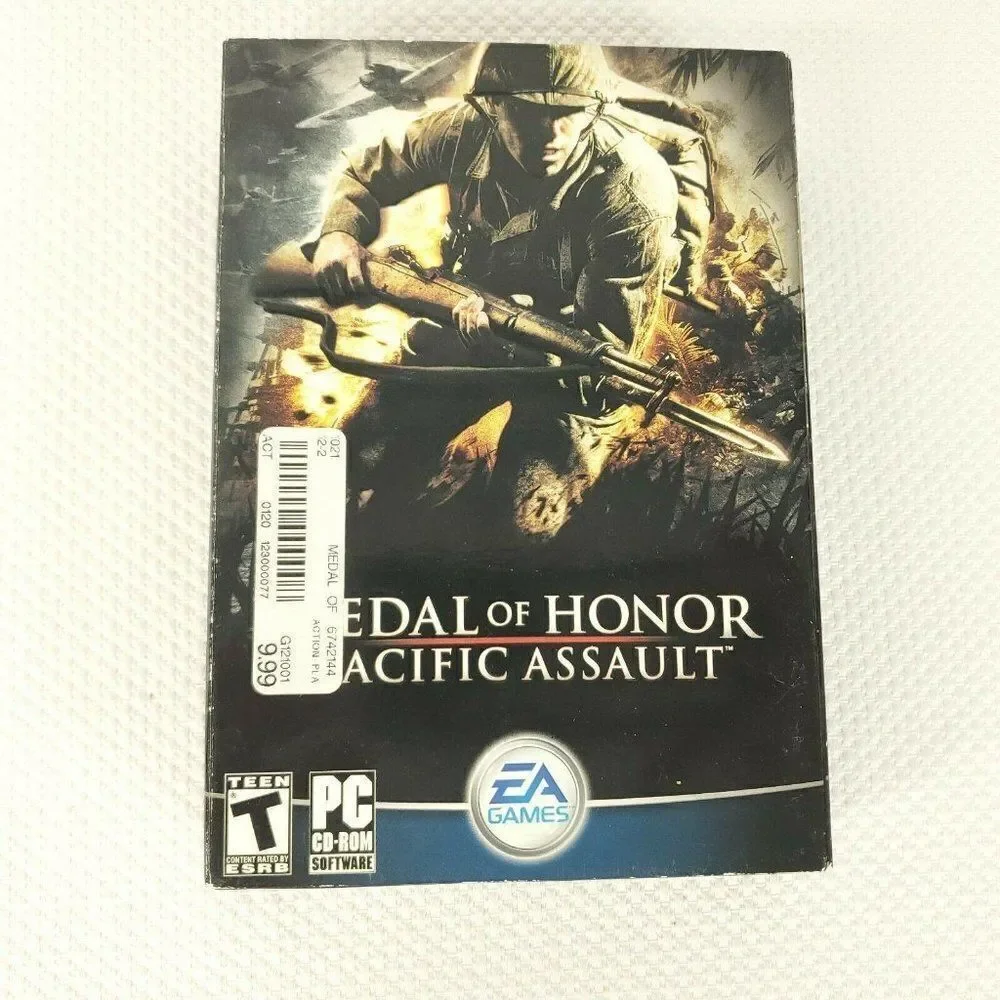 Medal of Honor Pacific Assault PC EA Games 2004 CD